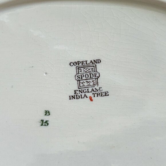 Copeland Spode India Tree China Vintage Oval Serving Bowl - Picture 7 of 10